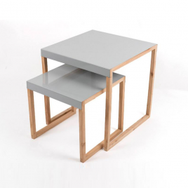 SET MESAS KILO GRIS